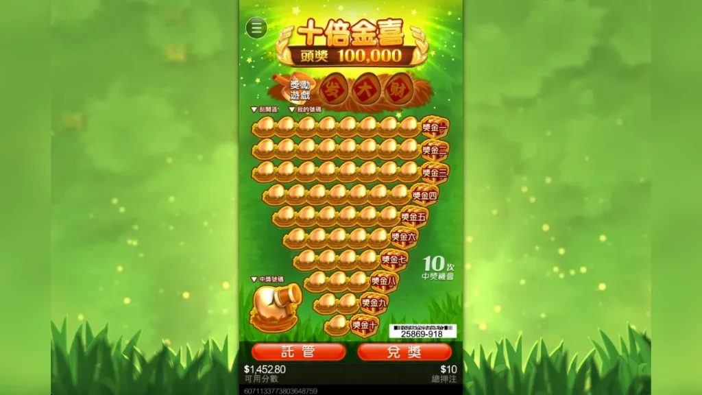 十倍金喜：RG電子老虎機評價1