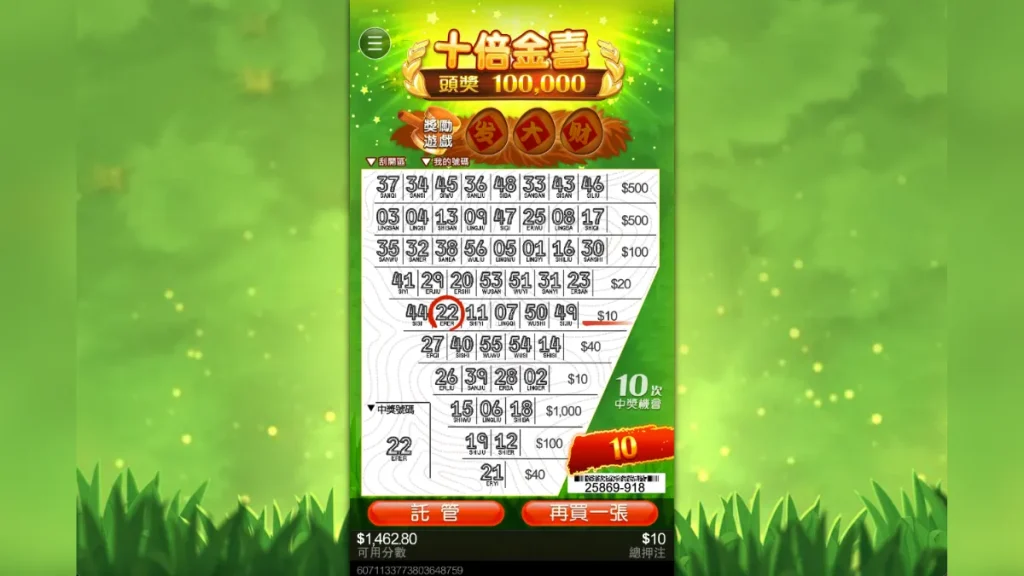 十倍金喜：RG電子老虎機評價2